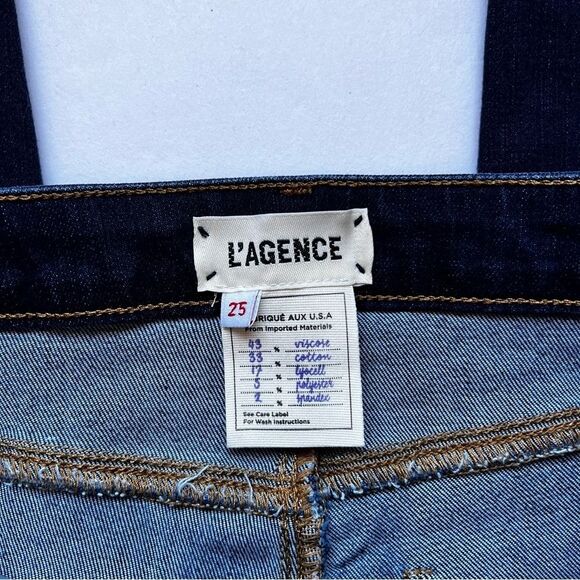 L'AGENCE Marguerite High-Rise Skinny Jeans Size 25 NWT - Picture 5 of 10